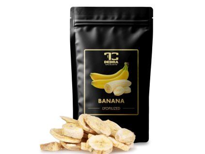 KŘUPAVÉ BANÁNY | lyofilizované plátky, ovoce sušené mrazem | 50 g