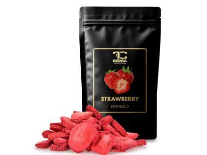 RUDÉ JAHODY | lyofilizované plátky, ovoce sušené mrazem | 50 g
