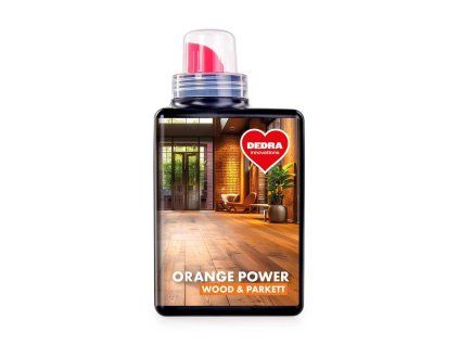 ORANGE POWER WOOD & PARKETT | Ekologický koncentrát na mytí dřevěných a plovoucích podlah | 500 ml | 25 mytí
