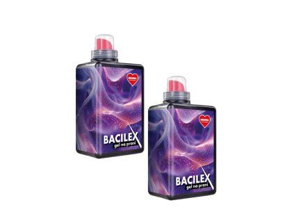 2× BACILEX | hygienický prací gel s antimikrobiální přísadou | na bílé & barevné prádlo | 56 praní