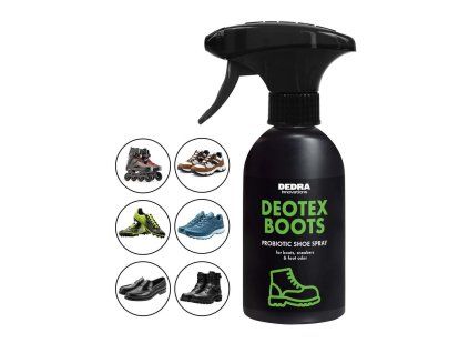 Probiotický sprej na obuv proti zápachu | DEOTEX® BOOTS | neutralizuje pachy, chrání & osvěžuje | 250 ml