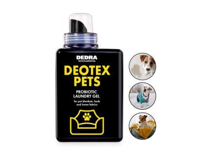 Probiotický prací gel na pelíšky, deky & oblečky pro mazlíčky | DEOTEX® PETS WASH | účinně pere & neutralizuje pachy | 15 praní