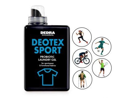 Probiotický prací gel na sportovní a funkční oblečení proti zápachu | DEOTEX® SPORT | hloubkově čistí & chrání vlákna | 30 praní
