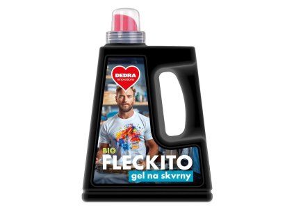 FLECKITO | Gelový odstraňovač skvrn | BIO | 7 bioenzymů nové generace & dvojí použití | 1500 ml