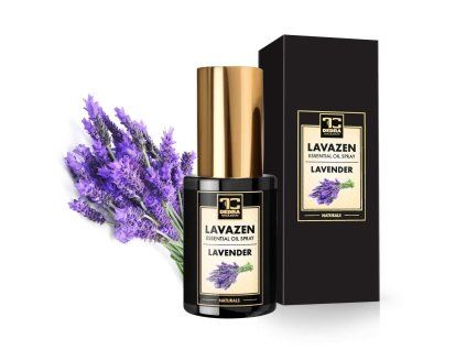 LAVAZEN | přírodní sprej s esenciálními oleji levandule & eukalyptu | „sníček“ pro klidný spánek, pohodu & relaxaci | 30 ml