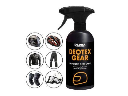 Probiotický sprej na sportovní & motorkářskou výstroj proti zápachu | DEOTEX® GEAR | neutralizuje pachy, chrání & osvěžuje | 500 ml