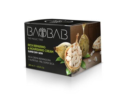 diet esthetic baobab regeneracni krem pro suchou pokozku 200 ml