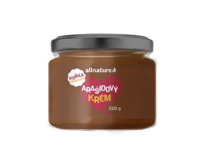 allnature arasidovy krem s horkou cokoladou 220 g