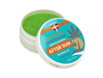 PALACIO CannaProtect - Tělové máslo po opalování after sun s konopím, 200 ml