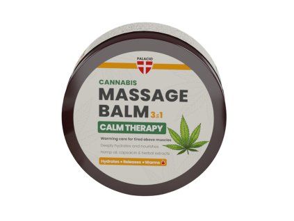 PALACIO Masážní balzám Calm 3v1 hřejivý s konopným olejem, 300 ml