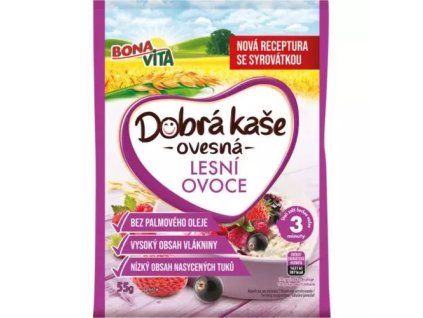 BONAVITA Dobrá kaše ovesná lesní ovoce 55 g