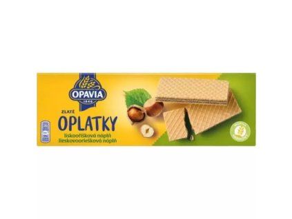OPAVIA Zlaté oplatky lískooříškové 14 x 146 g