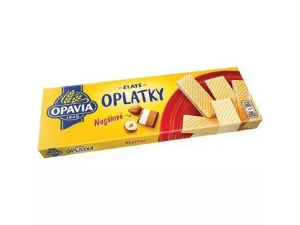 OPAVIA Zlaté oplatky nugátové 14 x 146 g