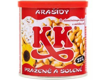 KK Arašídy pražené solené 227 g plech