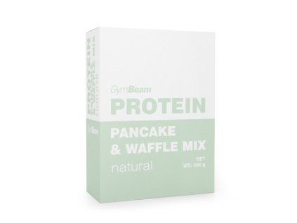 protein pancake waffle mix natural 500 g gymbeam