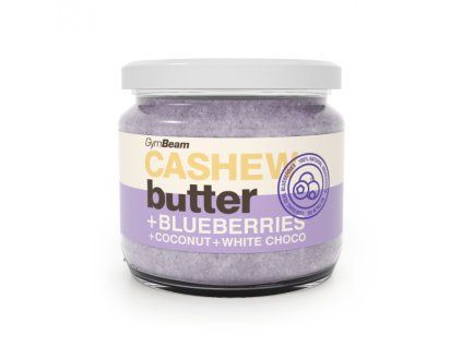 cashew butter blueberries coconut white chocolate 340 g gymbeam