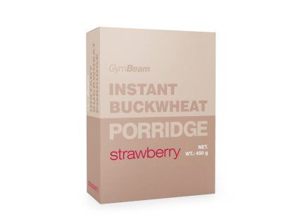 instant buckwheat porridge strawberry 450 g gymbeam