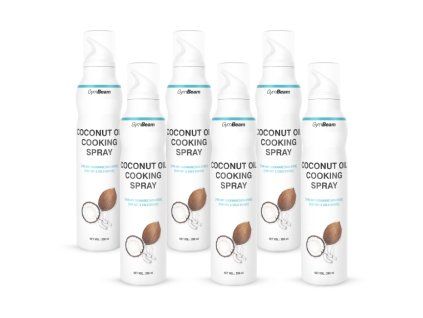 coconut oil cooking spray 6x200 ml gymbeam