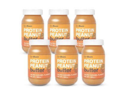 protein peanut butter salted caramel flavour 6x900 g gymbeam
