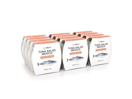 tuna salad mexico 12x175 g gymbeam 1