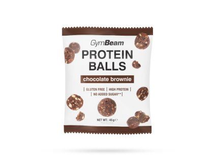 protein balls chocolate brownie 45 g gymbeam