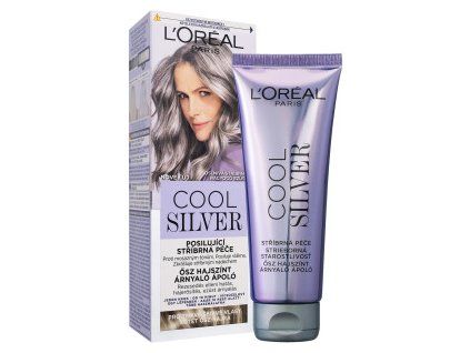 870649 Loreal cool silver barva na vlasy oslnivá stříbrná