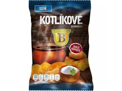 Kotlíkové brambůrky solené 120 g
