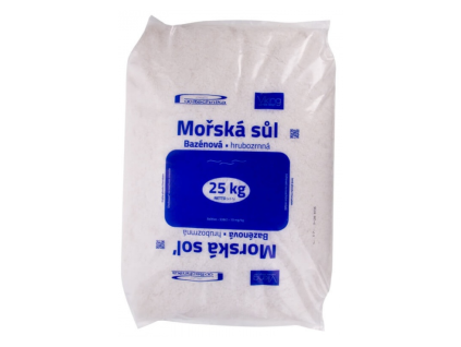 Bazénová sůl 25kg mořská