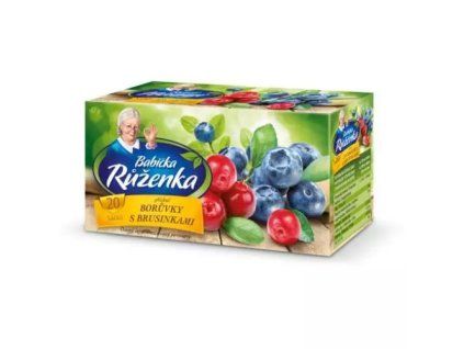 Babička Růženka čaj borůvky+brusinky 40g