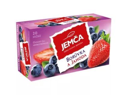 Jemča ovocný čaj borůvka a jahoda 40g