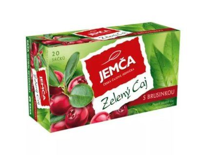 Jemča zelený čaj s brusinkou 30g
