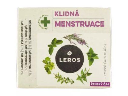 Leros bylinkový čaj klidná menstruace @10x1,5g