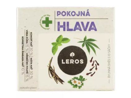 Leros bylinkový čaj pokojná hlava @10x1,5g