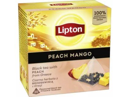 Lipton black pyramid peach mango @20x1,7g