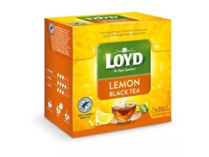 Loyd Tea pyramida black lemon 34g
