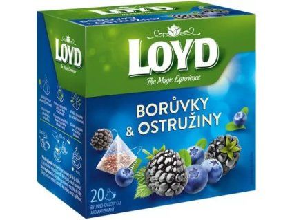 Loyd Tea pyramida borůvky +ostružiny 40g