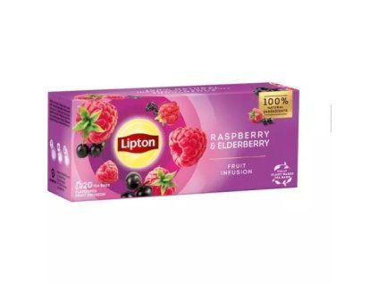 Lipton fruit infusion raspberry a elderberry @20x1,6g