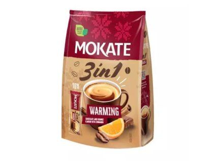 Mokate 3in1 warming čoko pomeranč skořice bag10 170g