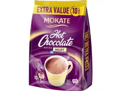 Mokate hot chocolate milky bag10 180g
