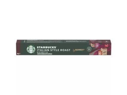 Starbucks nespresso kapsle10 italian roast style 56g