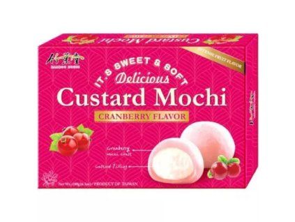 BAMBOO HOUSE custard mochi s brusinkovou příchutí 180g