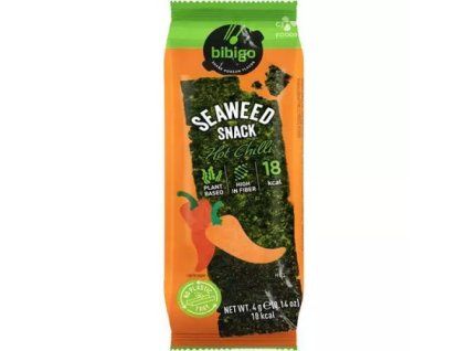 BIBIGO seaweed snack hot chilli flavour 4g