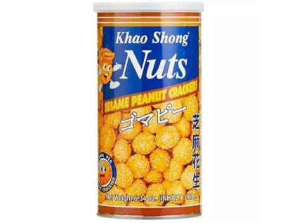 KHAO SHONG Sesame and Coconut Peanut Crackers 75g
