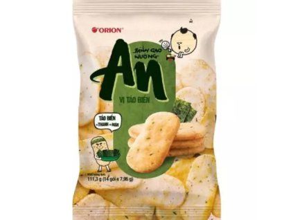 ORION AN rýžové krekry s příchutí mořských řas 111g (BANH GAO RONG BIEN)