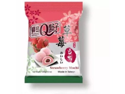 Q mochi jahoda individuálně balené 120g