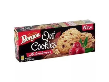 Bergen oat cookies cranberries 130g