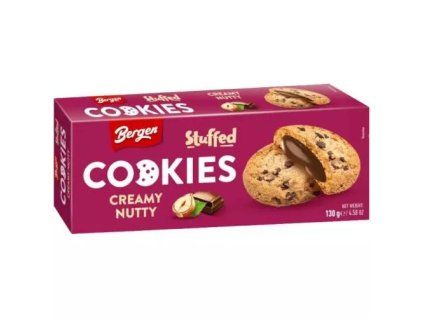 Bergen Stuffed cookies creamy nutty 130g