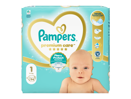 Pampers Premium S1 (94ks/fol)