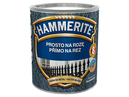 HAMMERITE kladivkový 0,75l stříbrošedý