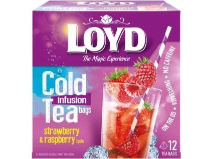 Loyd Tea pyramida cold brew jahoda malina 30g